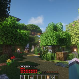 나무 조경길 이쁨